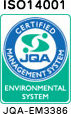 ISO14001認証 JQA-EM3386